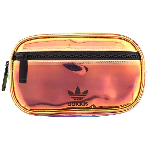 iridescent adidas fanny pack